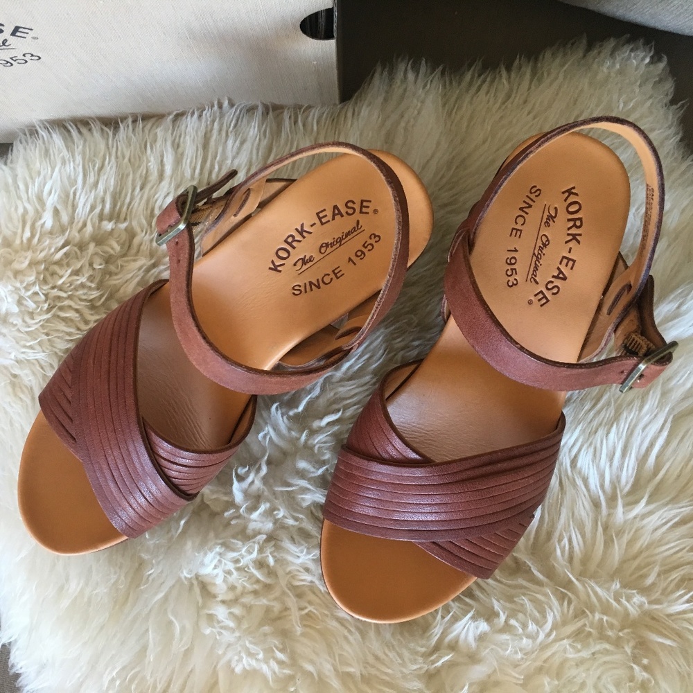 Kork-Ease Adelphi Wedge Sandal - Etiope - Size 6